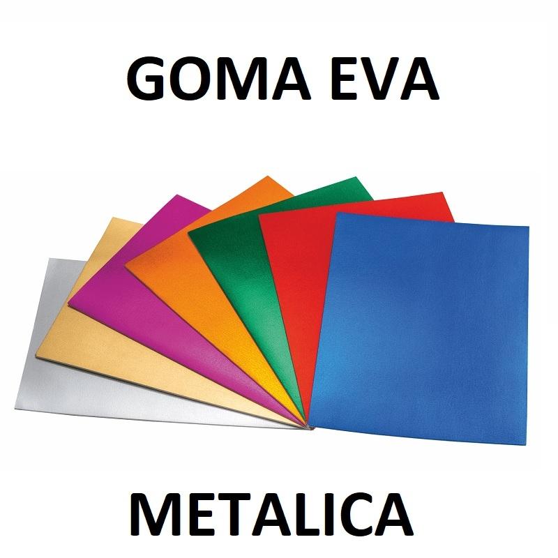 GOMA EVA METALIZADO 40X60CM FAIBO ORO