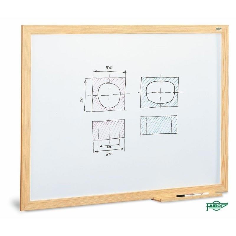 PIZARRA BLANCA ESTRATIFICADA CON CAJETIN DE 40 CM 100 X 150 FAIBO