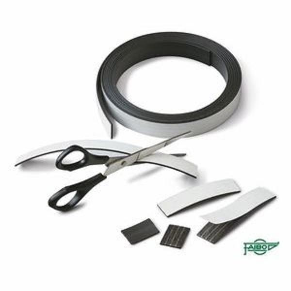 CINTA ADHESIVA MAGNETICA 10 BANDAS 1000 X 20 X 1,5 MM. FAIBO