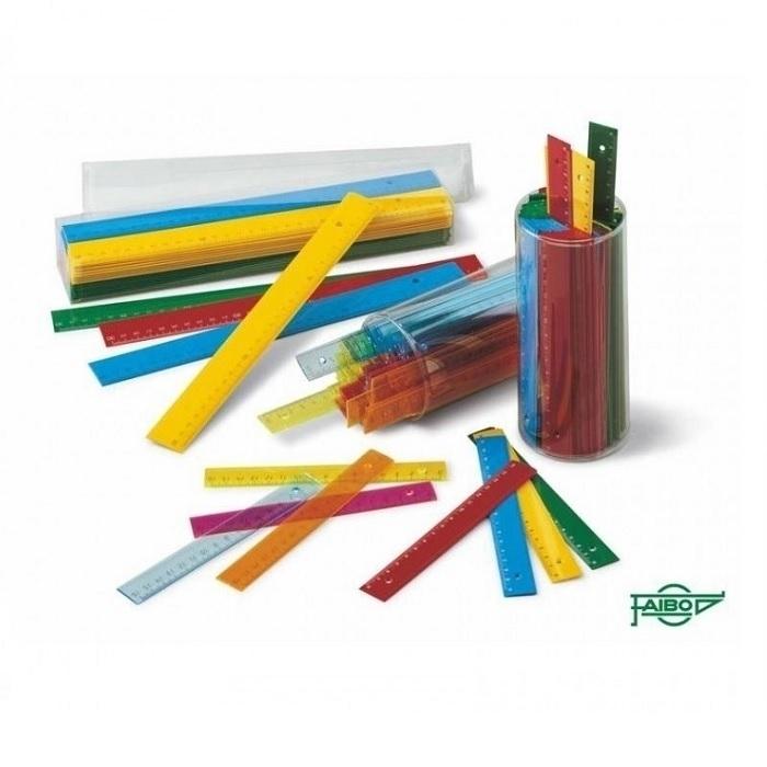REGLA 30CM COLORES SURTIDOS FAIBO 830