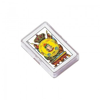 JUEGO DE CARTAS BARAJA ESPAÑOLA CAJA PLASTICO FALOMIR 27927