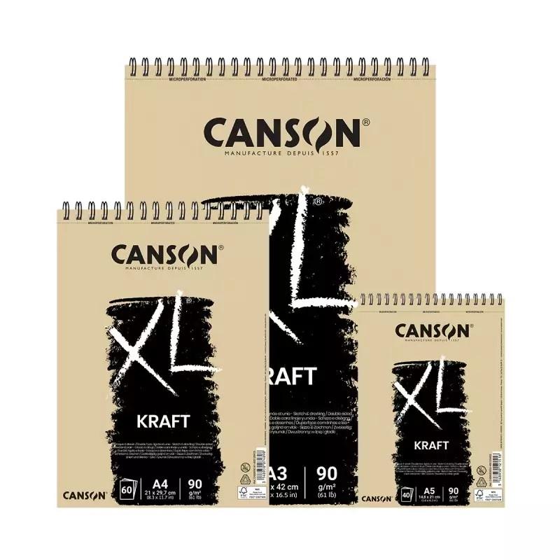 BLOCK DE DIBUJO CANSON XL TOUCH ARENOSO BLANCO DINA4 21X29,7 CM 40H 160GR