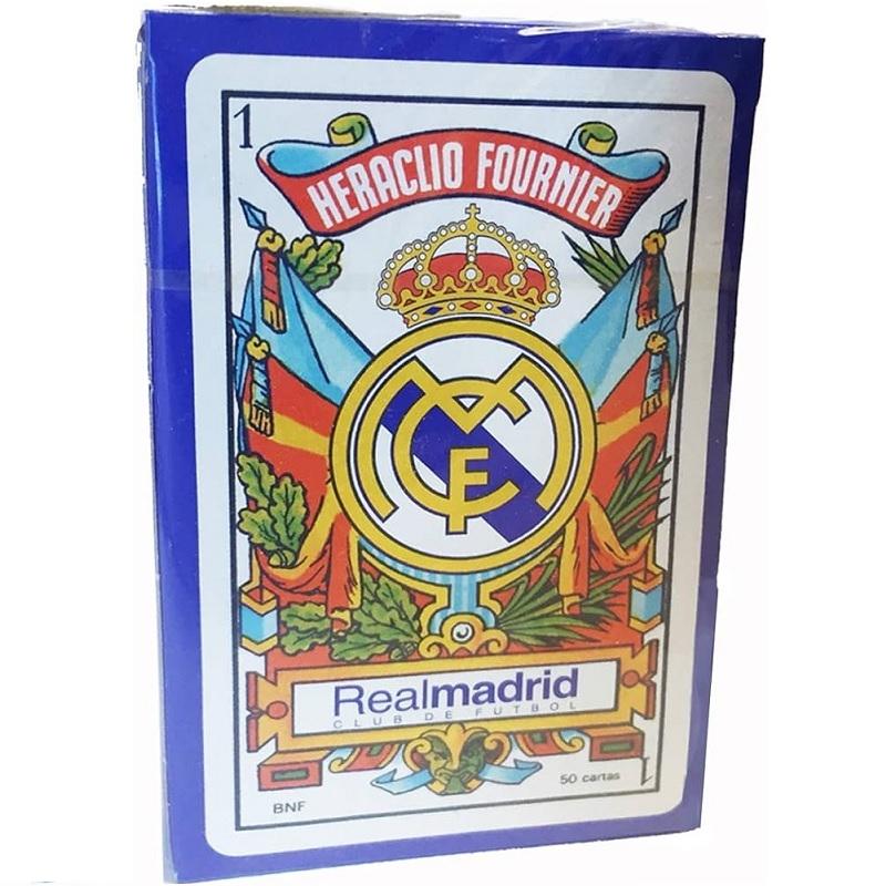JUEGO DE CARTAS BARAJA ESPAÑOLA FUTBOL CLUB REAL MADRID
