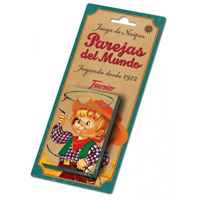 JUEGO DE CARTAS BARAJA INFANTIL PAREJAS DEL MUNDO FOURNIER