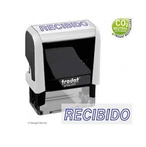 SELLO AUTOMATICO RECIBIDO AZUL TRODAT