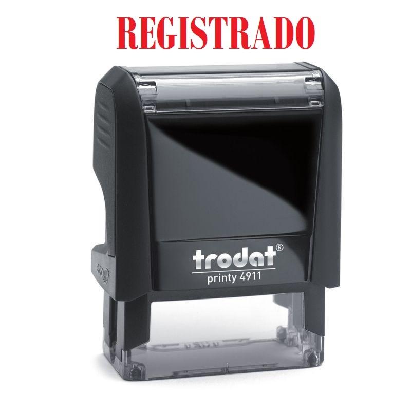 SELLO 4911 F46 FORMULA COMERCIAL REGISTRADO ROJO