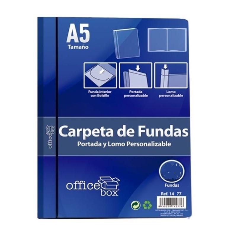 CARPETA DE 40 FUNDAS DINA5 PERSONALIZABLE