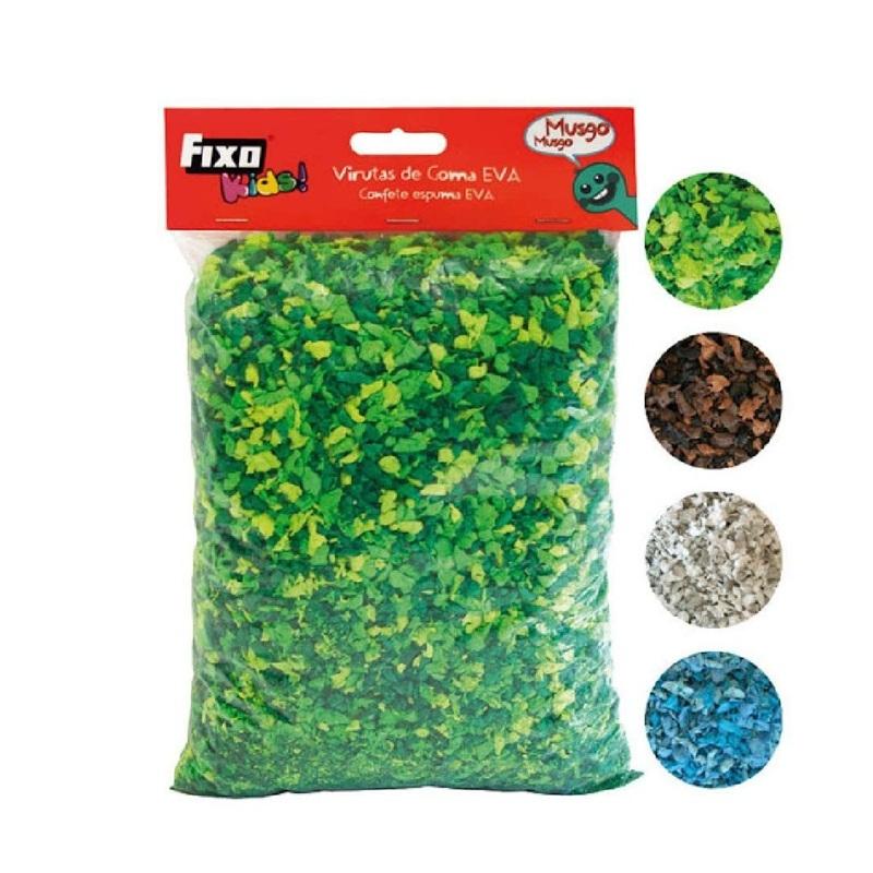 GOMA EVA VIRUTAS 200GR FIXO AZUL