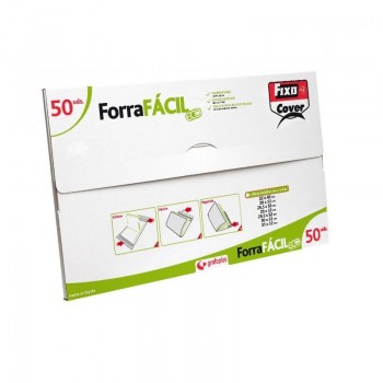 FORRO DE LIBROS FORRALISTO 28CM PPP FIXO SOLAPA AJUSTABLE