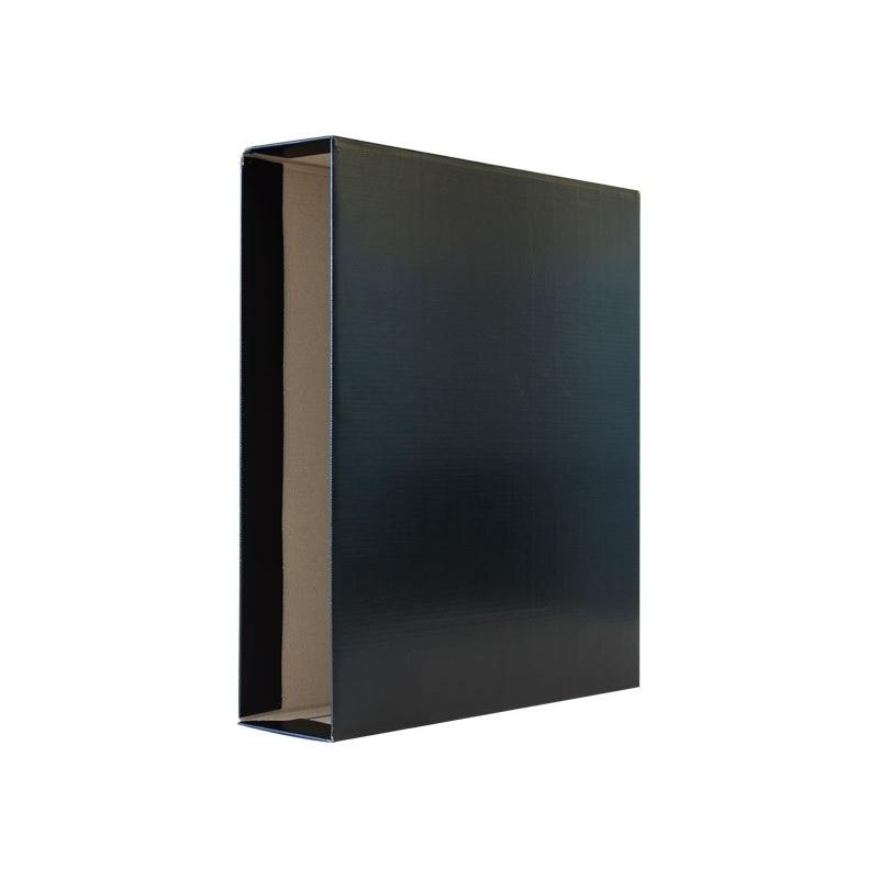 CAJA PARA ARCHIVADOR DINA4 NEGRO GRAFOPLAS