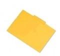 SUBCARPETA CON PESTAÑA DERECHA FOLIO GRAFOPLAS AMARILLO