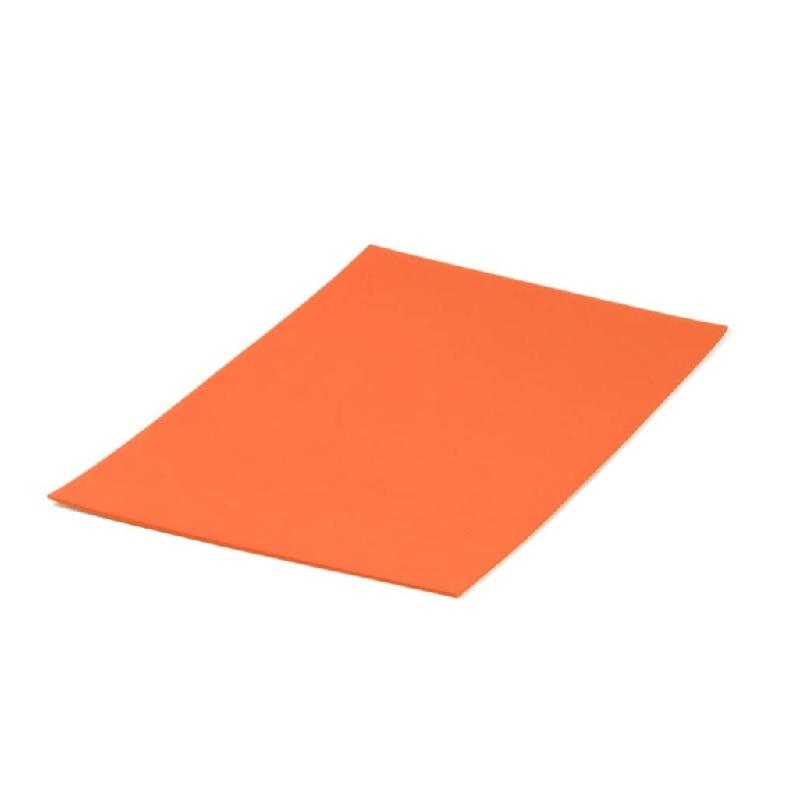 GOMA EVA LISA 70X90CM 2MM FIXO KIDS NARANJA