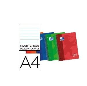CUADERNO ESP 4 BANDAS  TDD DINA4+ 120H LINEAS SURTIDO