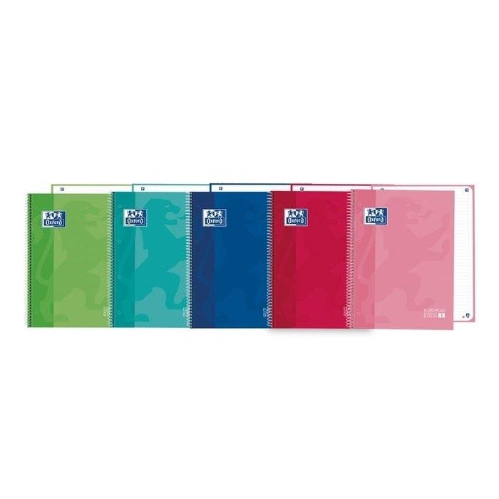 CUADERNO ESP 1 BANDAS TDD DINA4+  80H LINEAS SURTIDO