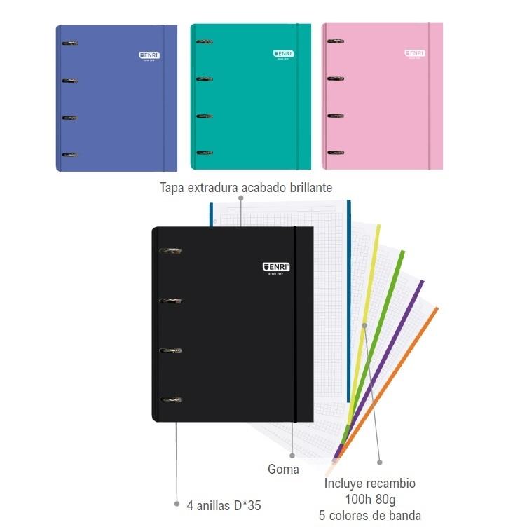 CARPEBLOCK CARPETA CON RECAMBIO5 100H CUADRICULA 5X5