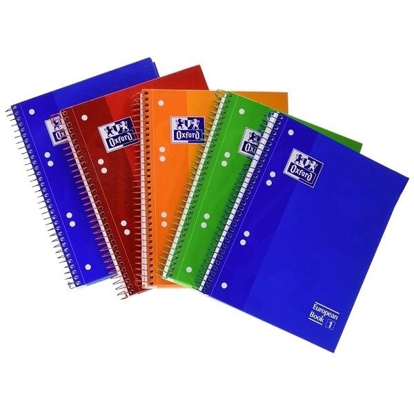 CUADERNO ESP 1 BANDAS TDD DINA5+ 80H 5X5 SURTIDO