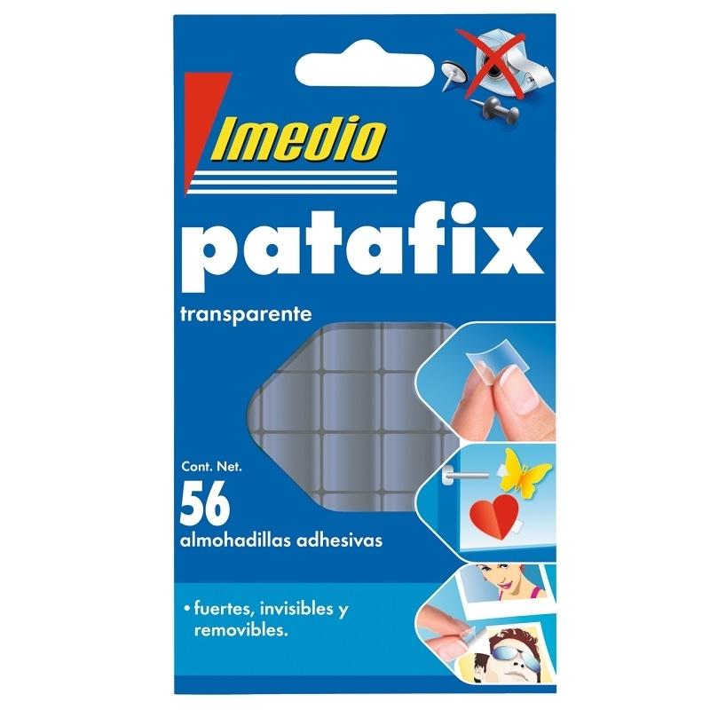 MASILLA ADHESIVA PATAFIX IMEDIO TRANSPARNETE BLISTER 56 PIEZAS