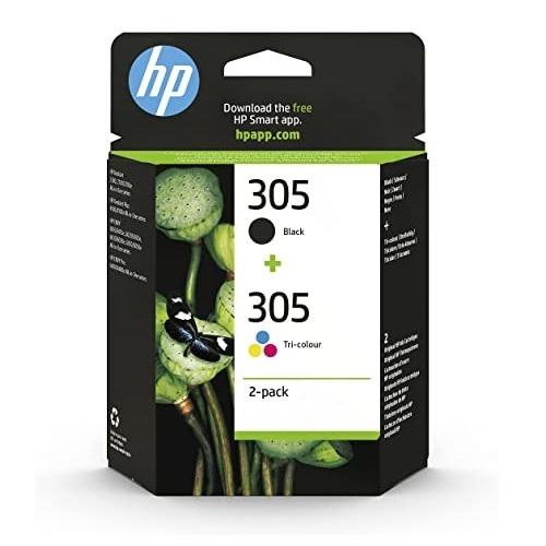 CARTUCHO ORIGINAL HP305 DESKJET 1210,1212 PACK 2 CARTUCHO COLOR Y NEGRO 6ZD17AE