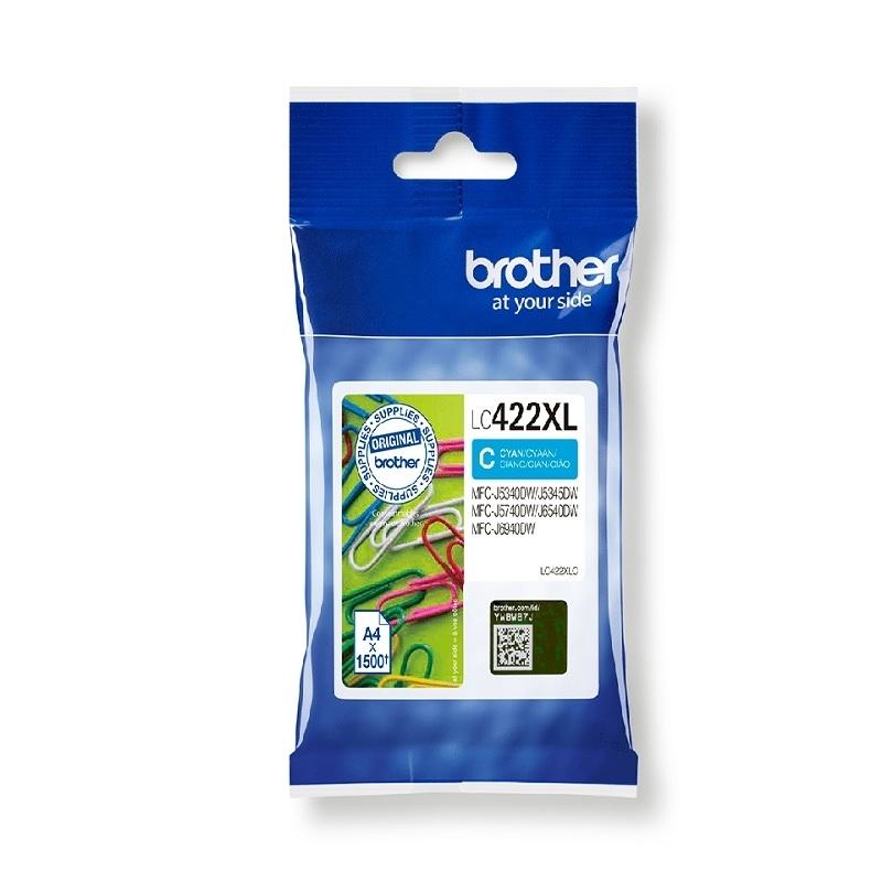 CARTUCHO ORIGINAL BROTHER LC422XL CIAN
