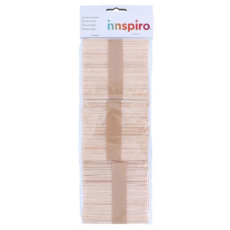 PALOS DE POLO MADERA 114X10X2MM NATURAL 150UDS INNSPIRO 99501