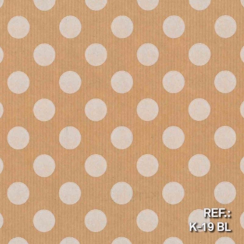 BOBINA PAPEL REGALO FANTASIA KRAFT 31CM REF. K19BL