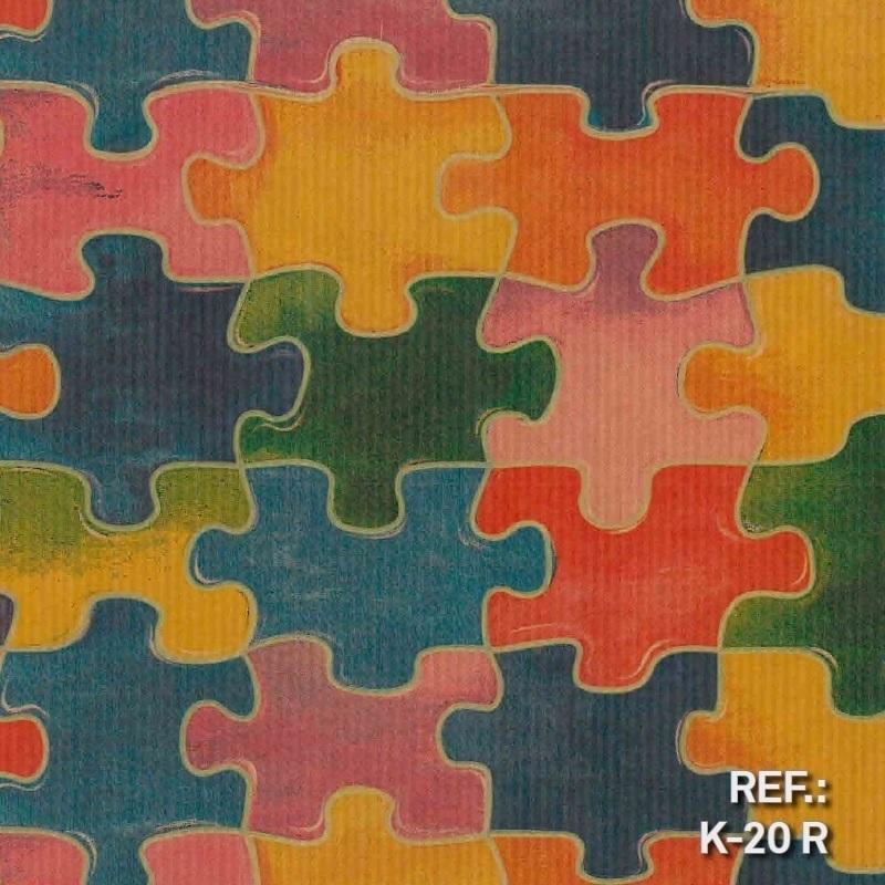 BOBINA PAPEL REGALO FANTASIA KRAFT 31CM REF. K20R