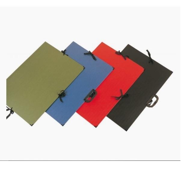CARPETA DIBUJO DINA1 CON CINTAS Y CANTONERAS 100X70