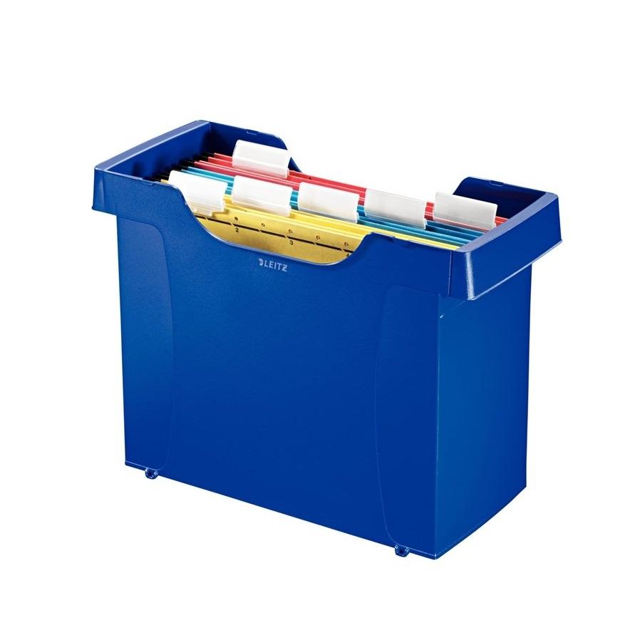 CAJETIN CARPETAS COLGANTES LEITZ PLUS AZUL
