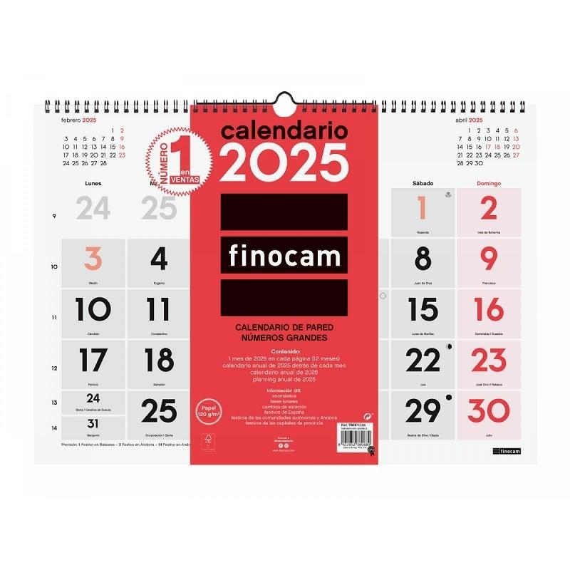 AGENDA CAL PARED N GRANDES L 2025