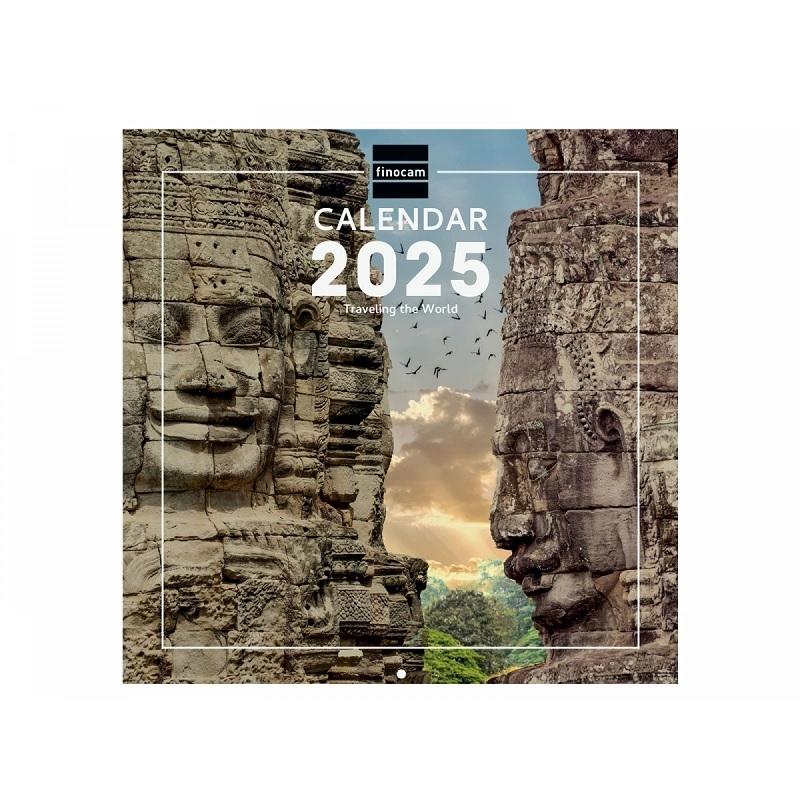 AGENDA WALL CAL 30X30 2025 TRAVELING INTL