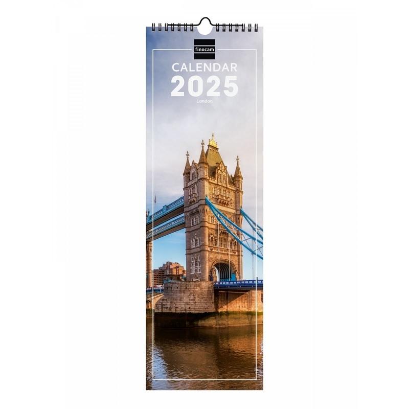 AGENDA WALL CAL SP 15X48 2025 LONDON INTL