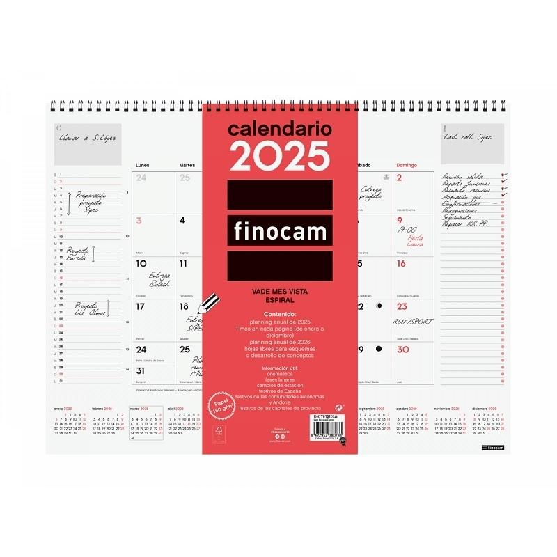 AGENDA VADE ESPIRAL MV 42X31 2025