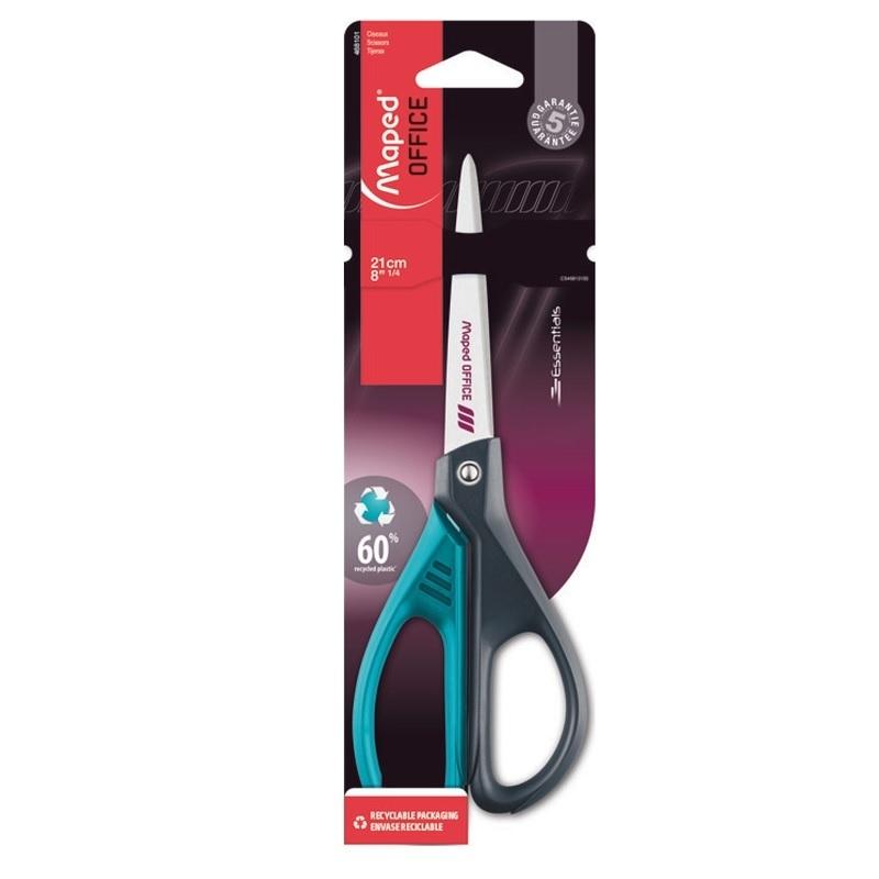 TIJERAS 21CM MAPED ESSENTIALS DECO GREEN BLISTER