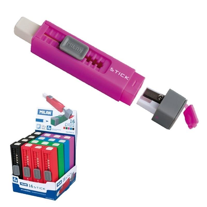 SACAPUNTAS CON GOMA STICK ( 16 )