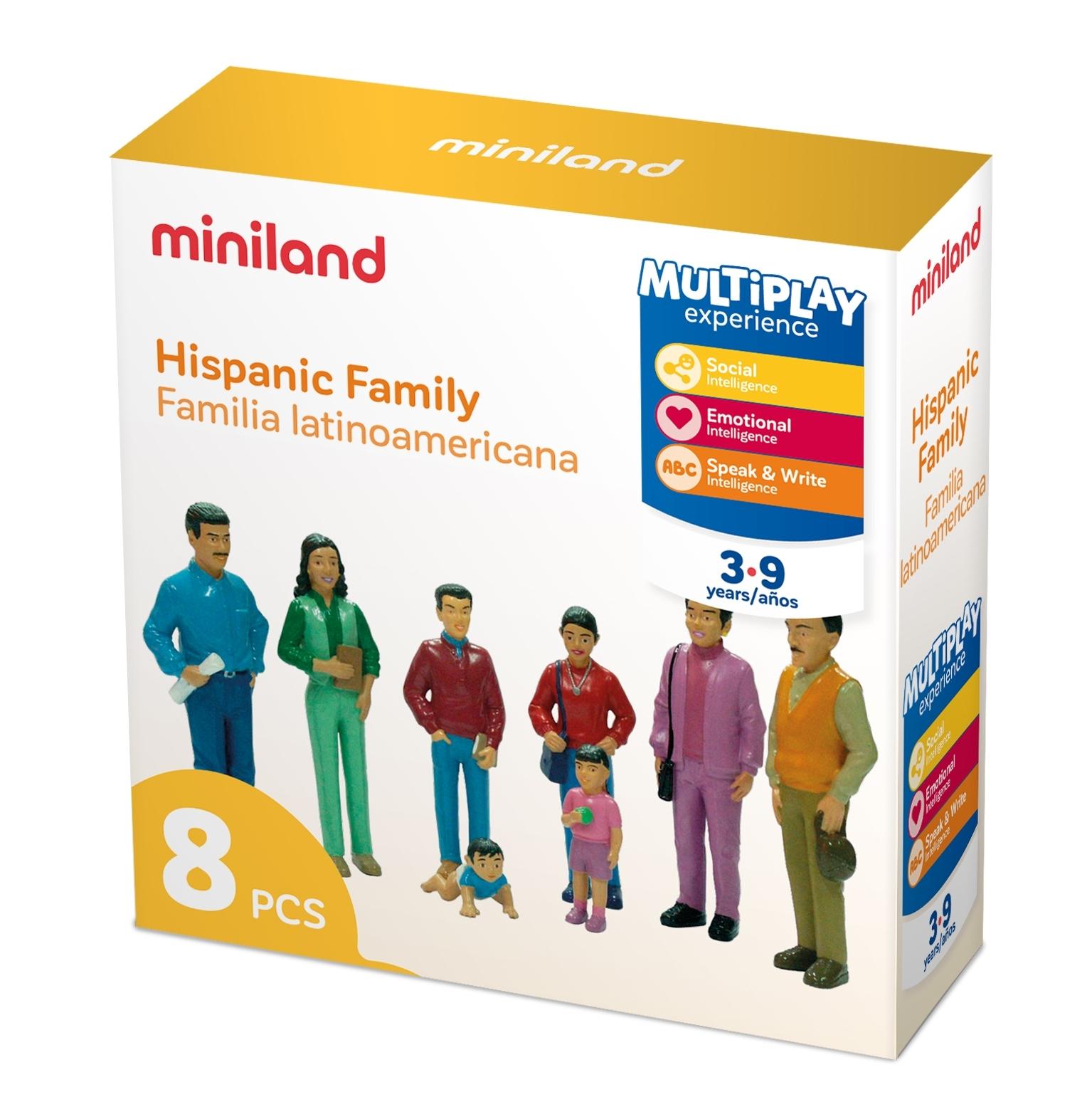 FAMILIA LATINOAMERICANA 8 UDS MINILAND