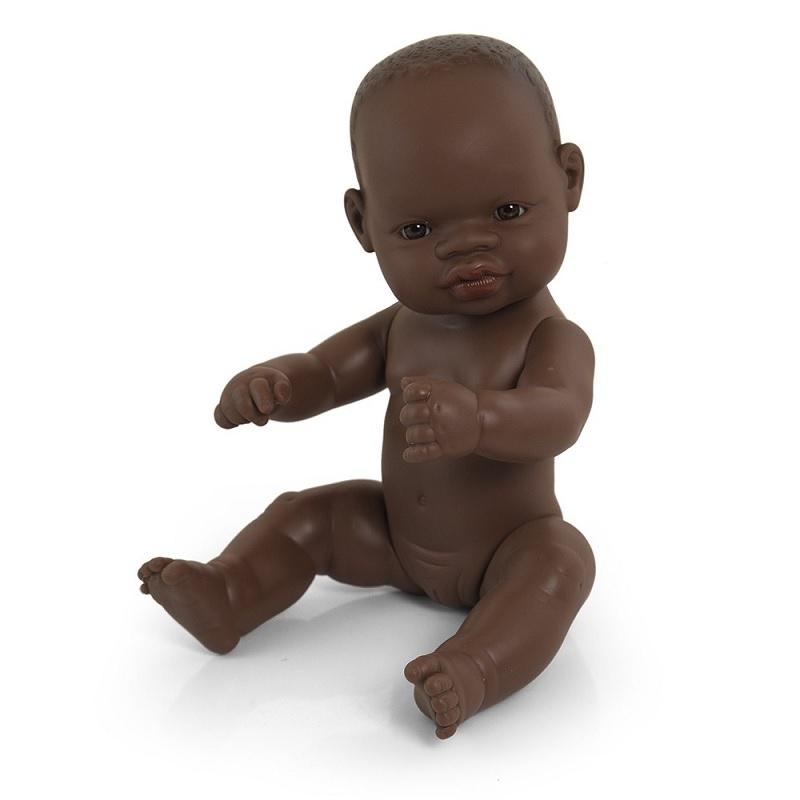 MUÑECA BEBE AFRICANA 32 CM MINILAND