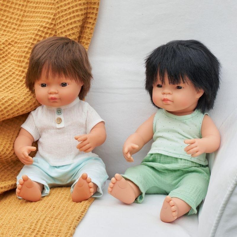 MUÑECO BEBE ASIATICO 38 CM MINILAND