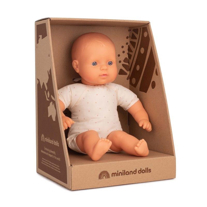 MUÑECO CAUCASIC BLAND 32CM/EST MINILAND