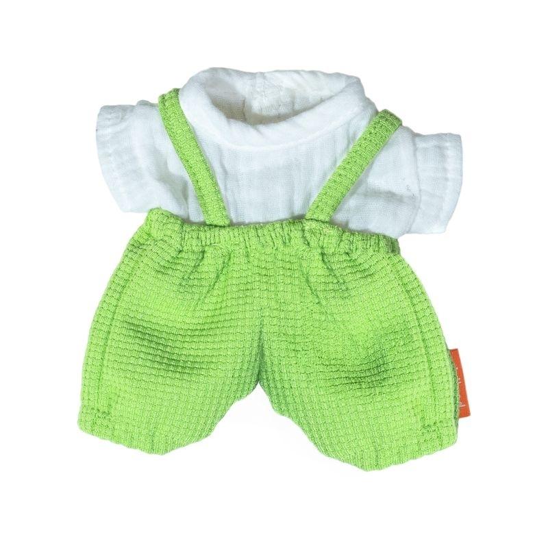 PETO Y CAMISETA DE VERANO PARA MUÑECO DE 21 CM MINILAND