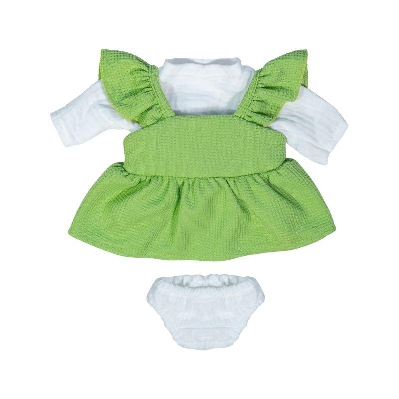 VESTIDO Y CAMISETA DE INVIERNO PARA MUÑECO DE 38CM MINILAND