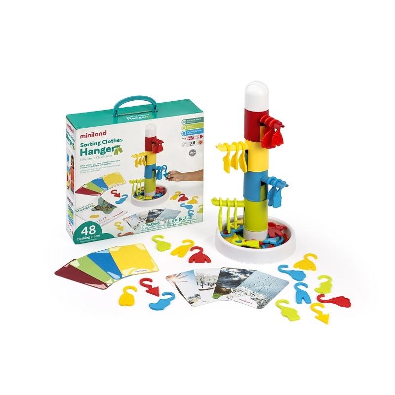 JUEGO DE CLASIFICACION SORTING CLOTHES HANGER