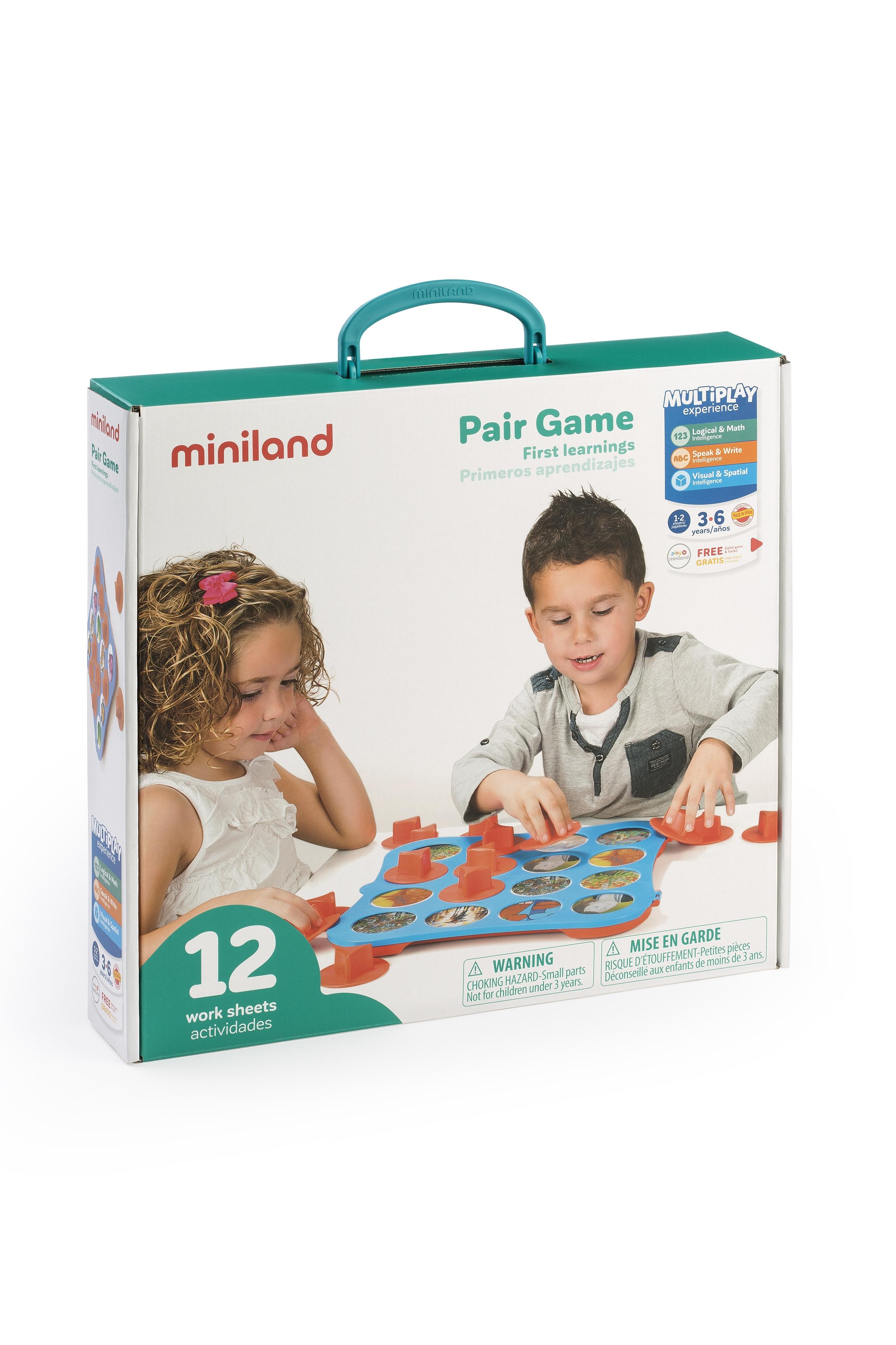 JUEGO PRIMEROS APRENDIZAJES PAIRGAME  MINILAND 31920