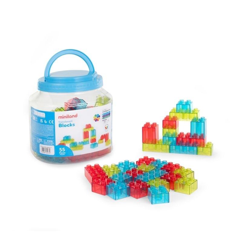 TRANSLUCENT BLOCKS 55 PCS MINILAND