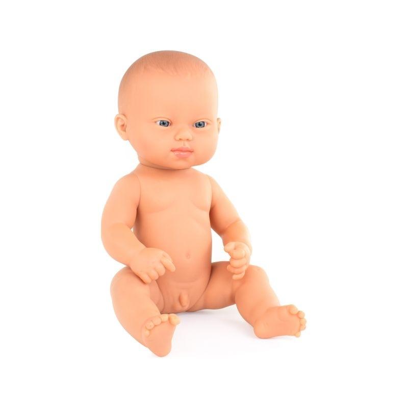 MUÑECO BEBE CAUCASICO SD 32 CM MINILAND