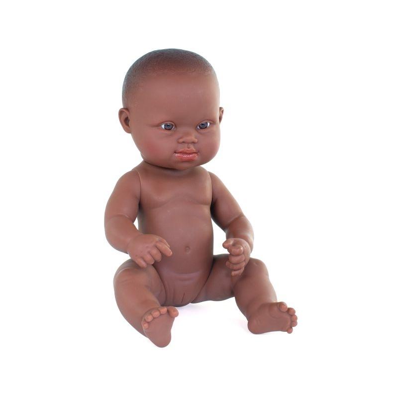 MUÑECA BEBE AFRICANA SD 32 CM MINILAND