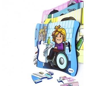 PUZZLE HABITOS HIGIENE MINILAND  FRAME