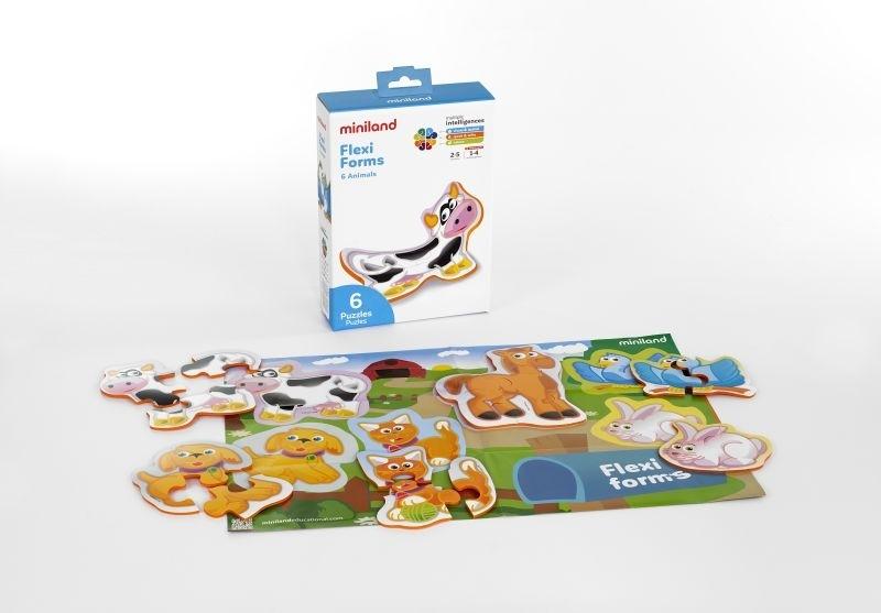 FLEXI FORMS 6 ANIMALS UV MINILAND