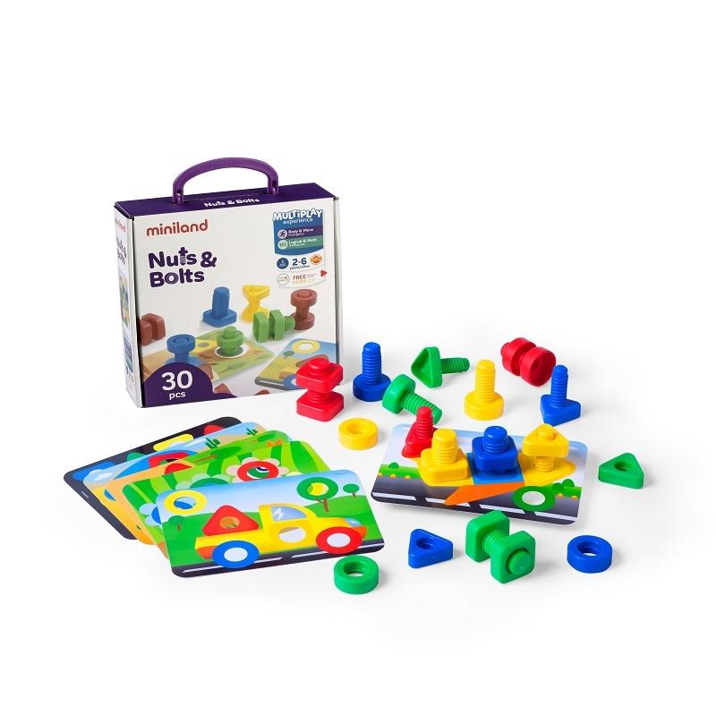 JUEGO ATORNILLAR NUTS AND BOLTS MINILAND 45303