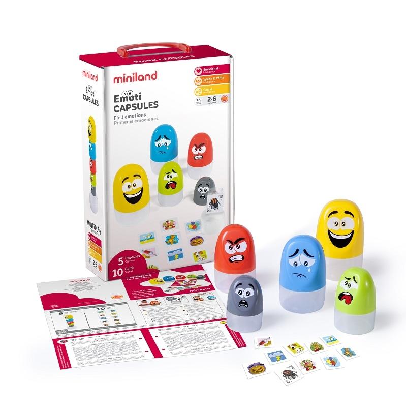 JUEGO DE EMOCIONES EMOTICAPSULES MINILAND