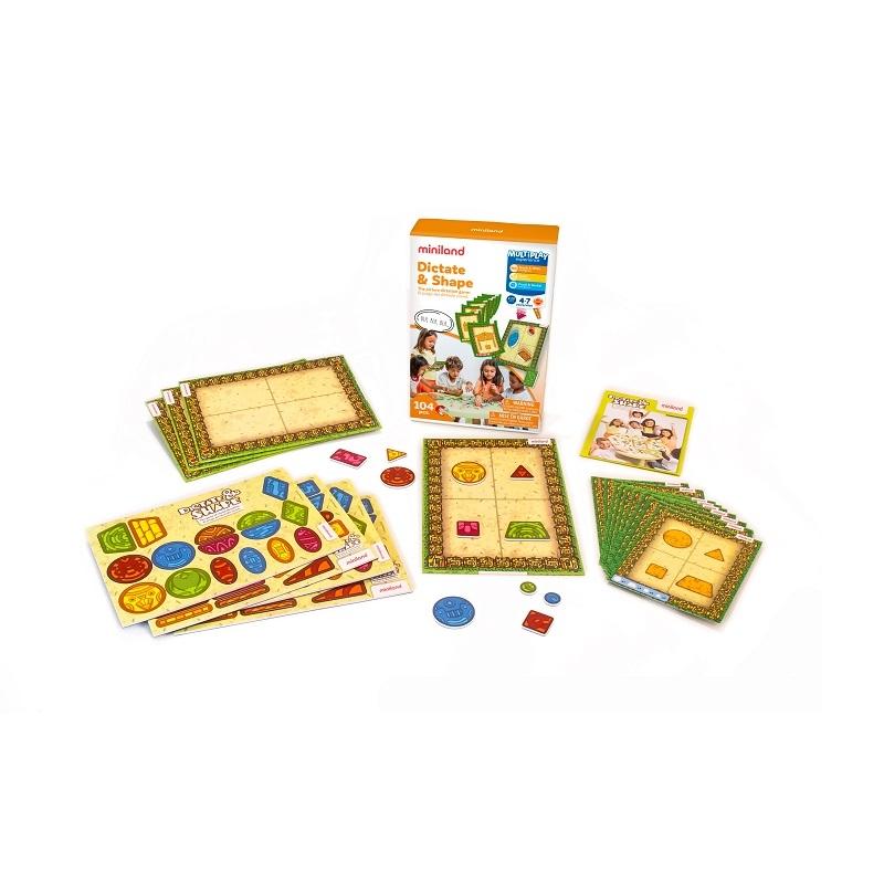 JUEGO DICTADO VISUAL DICTATE & SHAPE MINILAND 97030